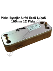 Plaka Eşanjör Aırfel Eco5 Luna5 160mm 12 Plaka Condevo