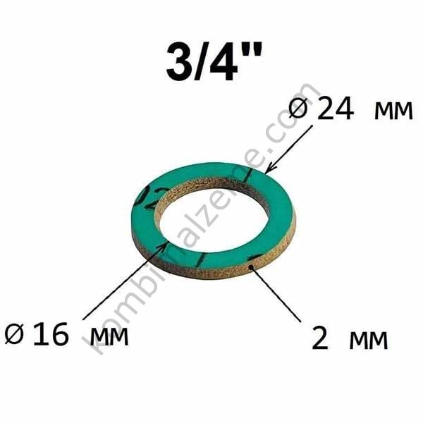 3/4 Conta 100 Lu Paket 16x24x2mm