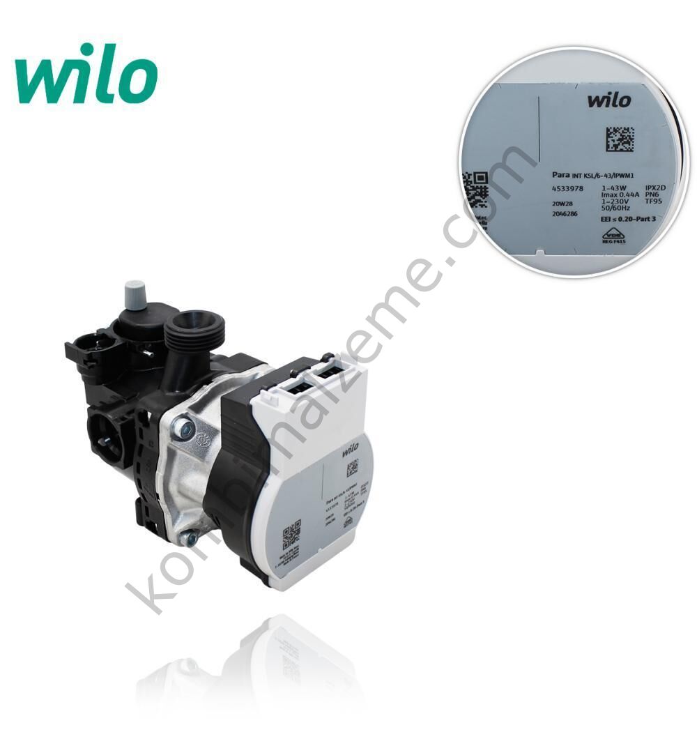 Wilo Para INT KSL 15/6 43w IPWM1